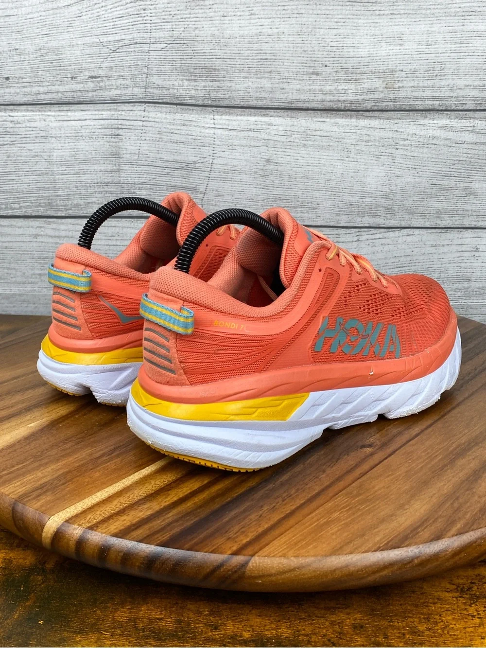 HOKA One One Bondi 7 Coastal Shade Orange Running Shoe Women’s Size 7